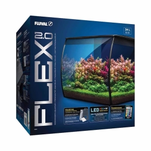 Fluval Flex 34L 2.0 Led - Svart