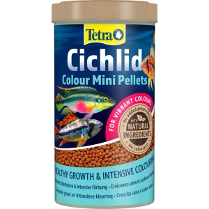 Tetra Cichlid Colour Mini Pellets 500ml