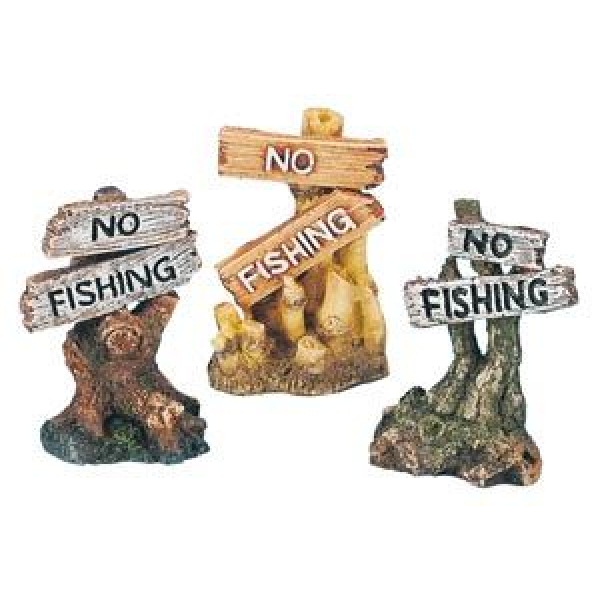 No Fishing Skilt 8cm