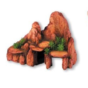 Klippe med grotter 24cm