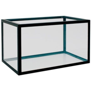Aluminiums akvarie 375L - Svart