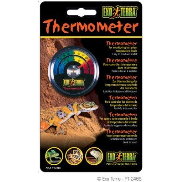 Exo Terra termometer rund