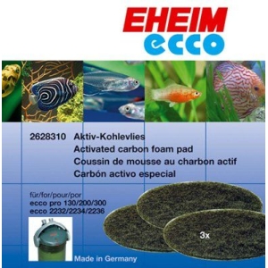 Kull filtermateriale til Ecco - 3stk