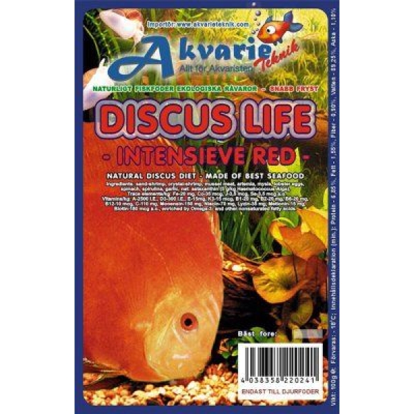 Discus Life Intensiv Rød 100g