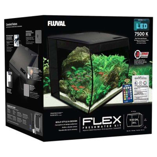 Fluval Flex 34L Led - Svart