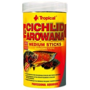 Tropical Cichlid & Arowana Sticks 250ml - M