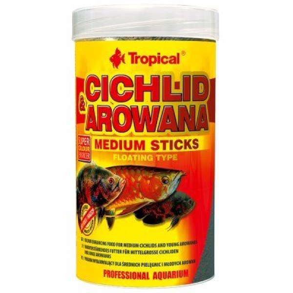 Tropical Cichlid & Arowana Sticks 250ml - M