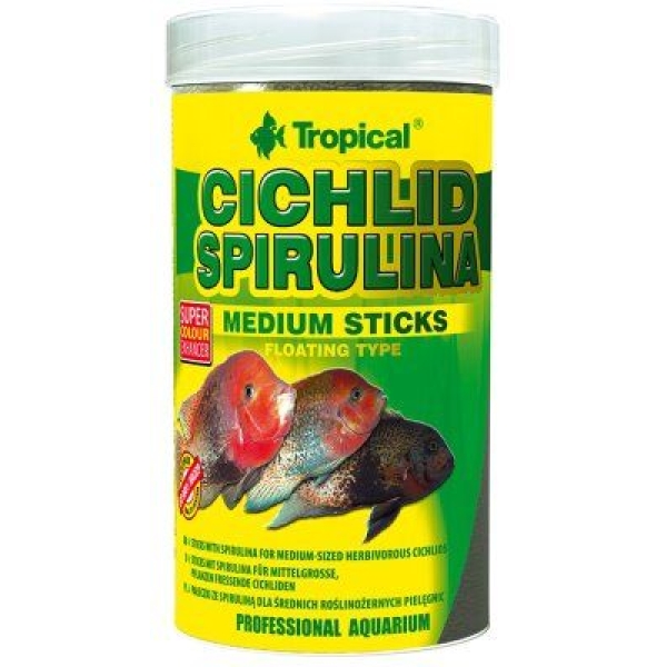 Tropical Cichlid Spirulina Sticks 250ml - M