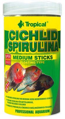 Tropical Cichlid Spirulina Sticks 250ml - M