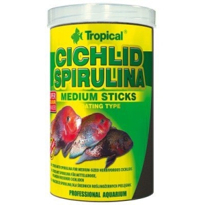 Tropical Cichlid Spirulina Sticks 1L - M