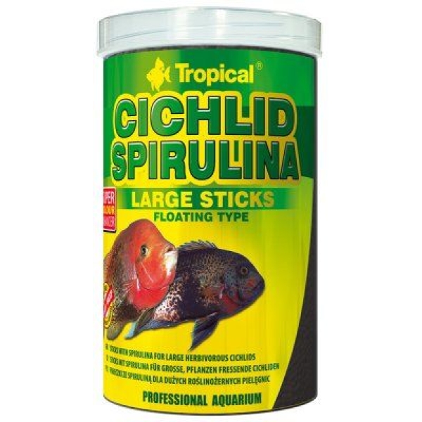 Tropical Cichlid Spirulina Sticks 1L - L