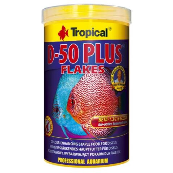 Tropical Discus D-50 Plus Flakes 1L