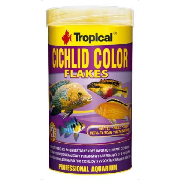Tropical Cichlid Color Flakes 1L