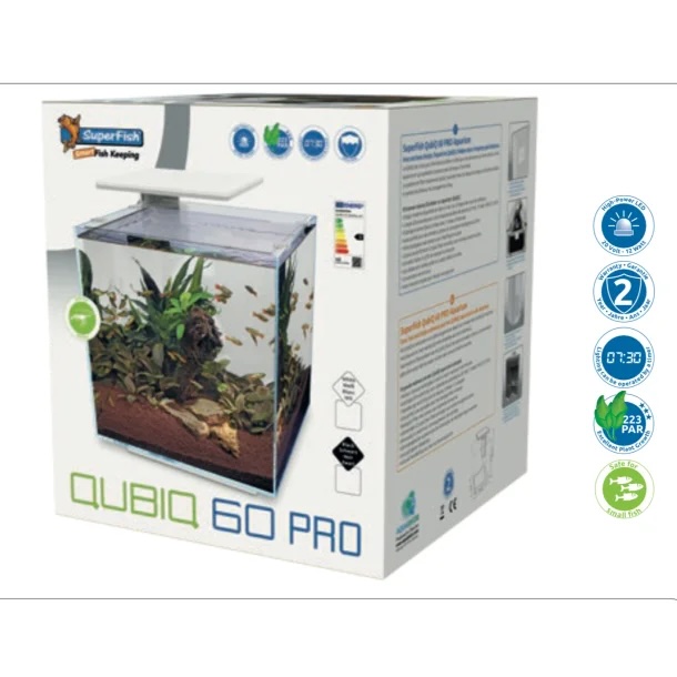 Superfish QubiQ 60 Pro Svart – 60L